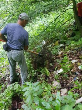 Sanacija črnega odlagališča – Banova jama 039